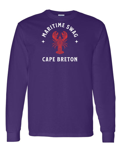 Maritime Swag Cape Breton Mandala Red Lobster Full Long Sleeve Tee