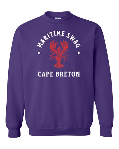Maritime Swag Cape Breton Mandala Red Lobster Full Crewneck Sweatshirt