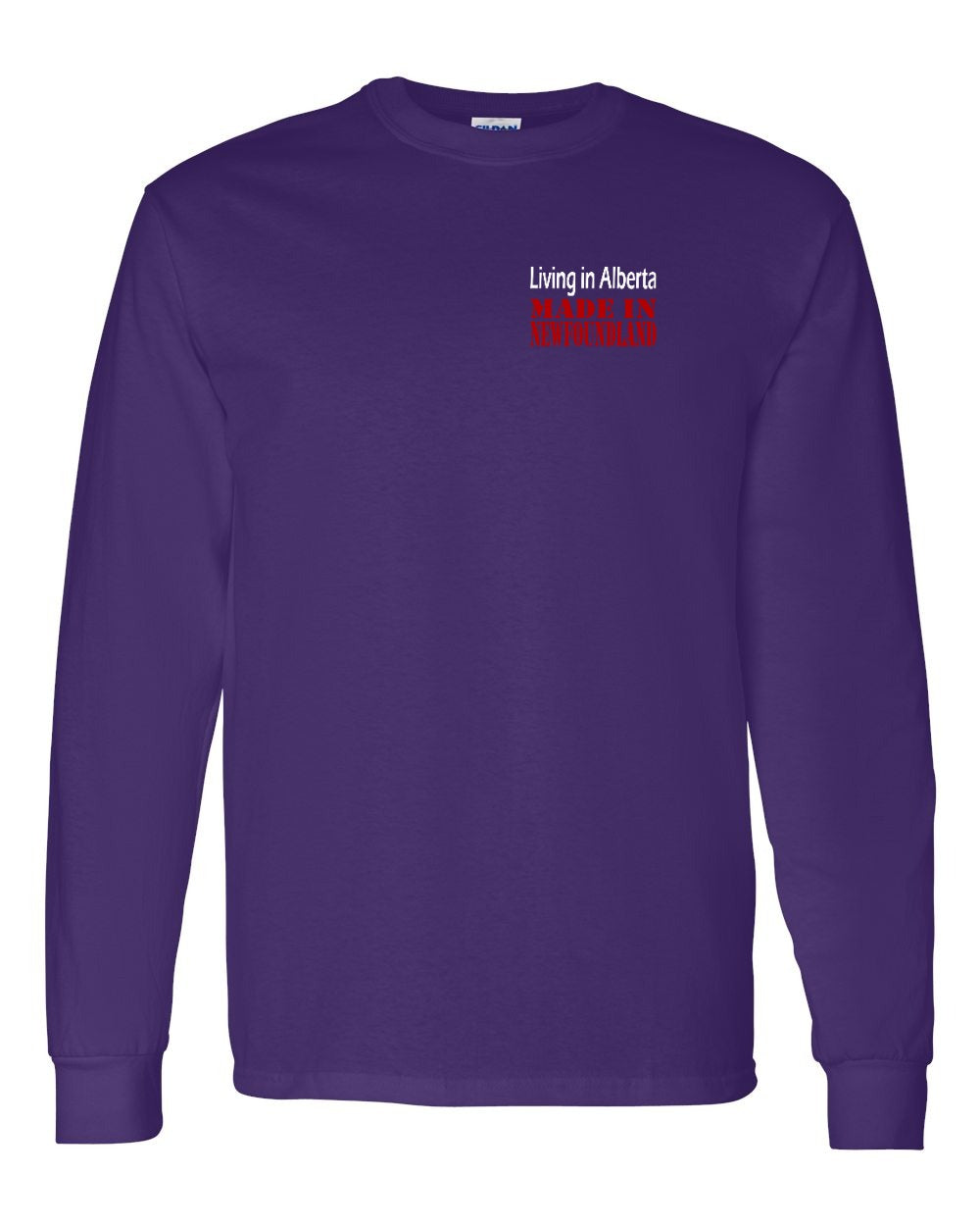 Living Alberta Made in NFLD Left Chest Long Sleeve - Unisex