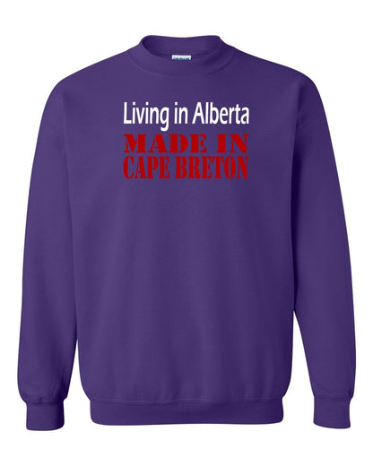Living Alberta Made in Cape Breton Full Crewneck Sweatshirt