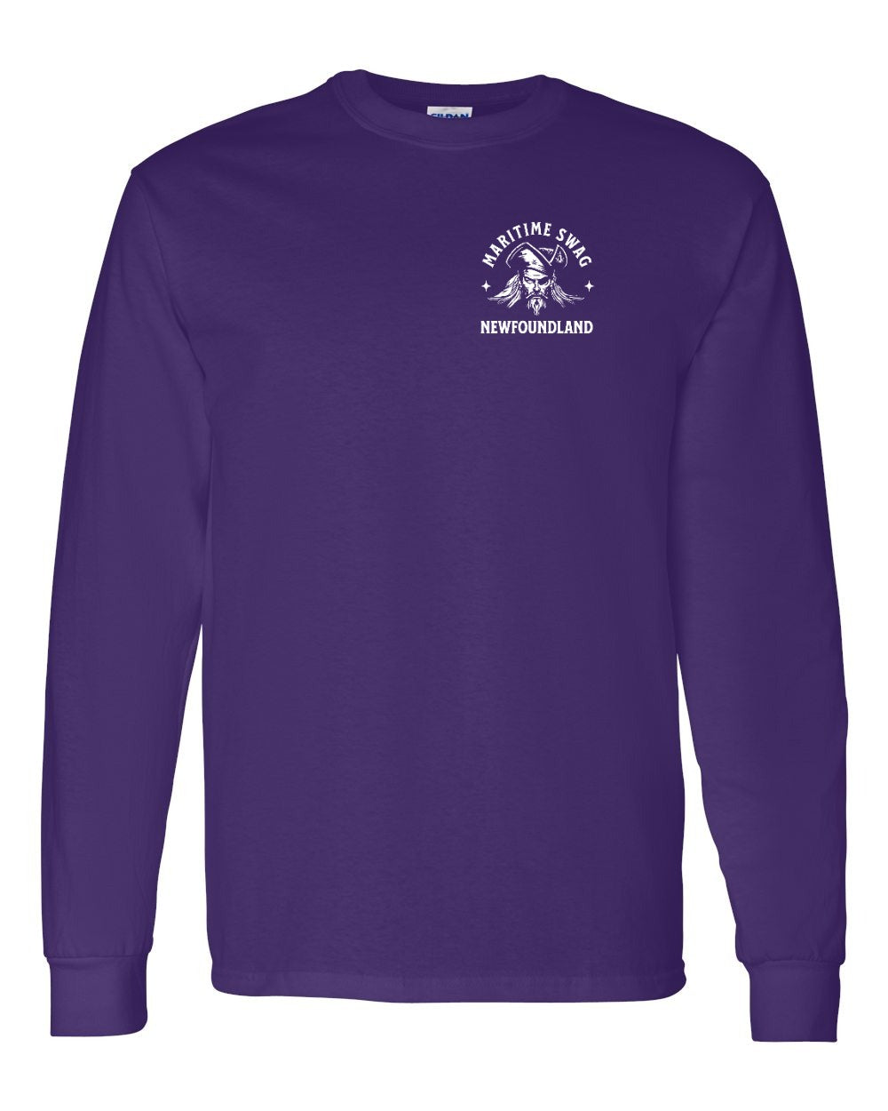 Maritime Swag NFLD Pirate Left Chest Long Sleeve - Unisex