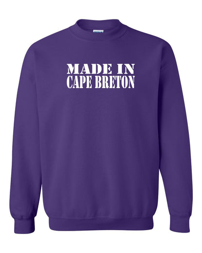 Made In Cape Breton White Full Crewneck Sweatshirt