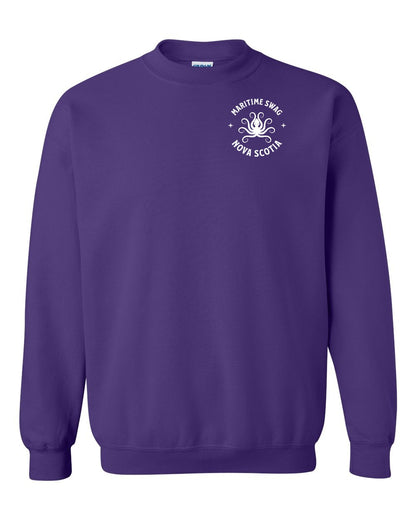 Maritime Swag Nova Scotia Octopus Left Chest and Back crew-neck