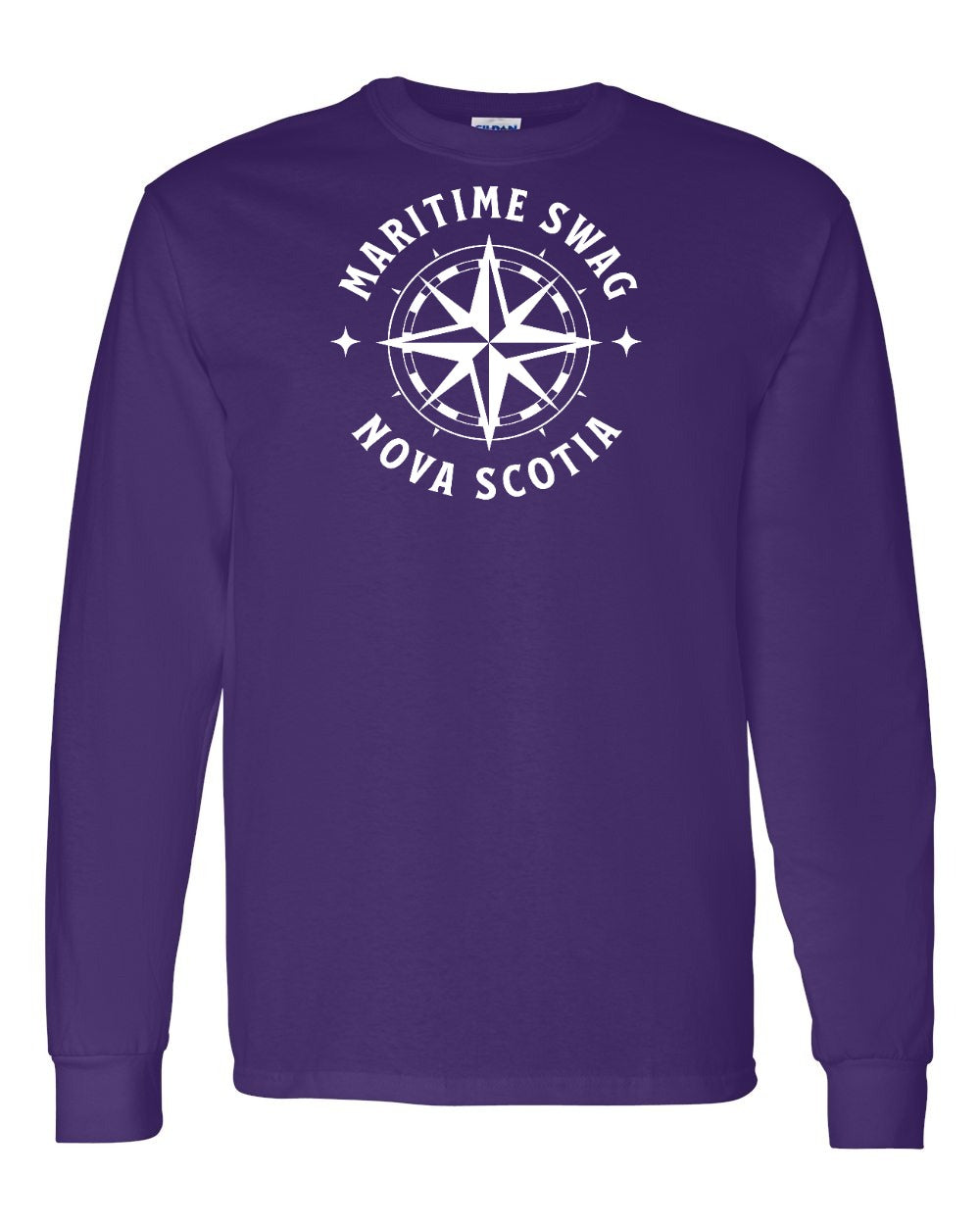 Maritime Swag Nova Scotia Compass Full Long Sleeve Tee