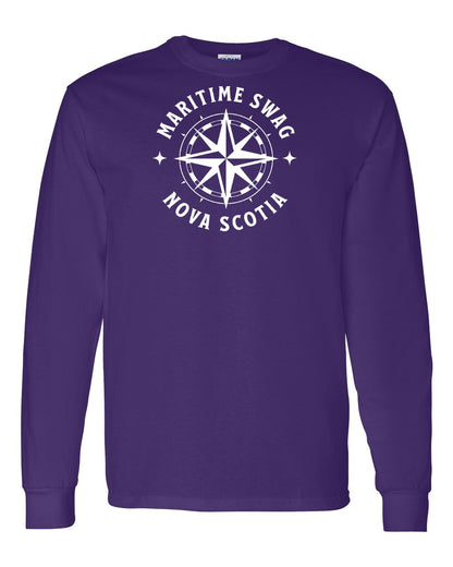 Maritime Swag Nova Scotia Compass Full Long Sleeve Tee