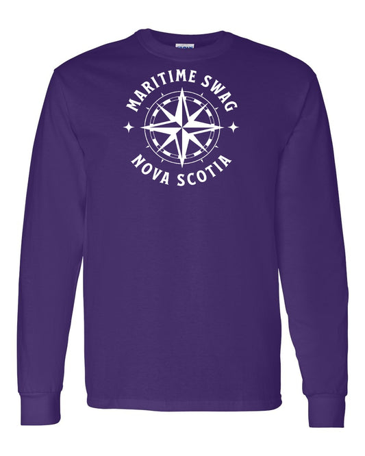 Maritime Swag Nova Scotia Compass Full Long Sleeve Tee