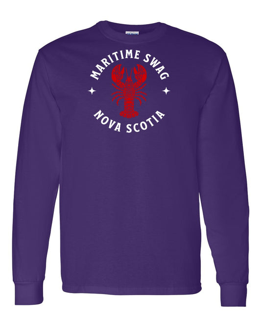 Maritime Swag Nova Scotia Mandala Red Lobster Full Long Sleeve Tee