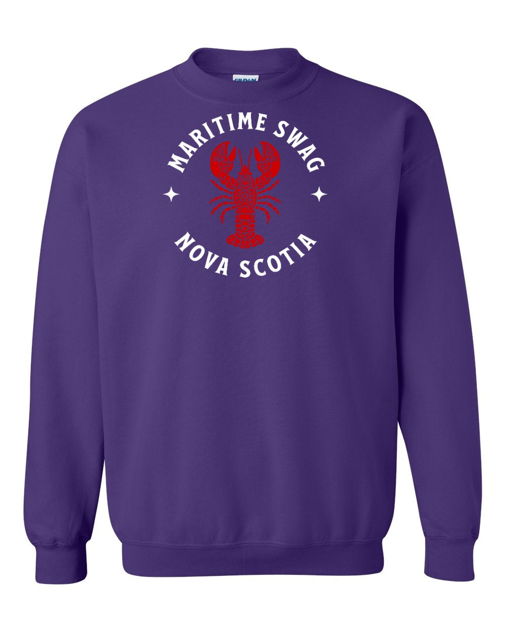 Maritime Swag Nova Scotia Mandala Red Lobster Full crew-neck