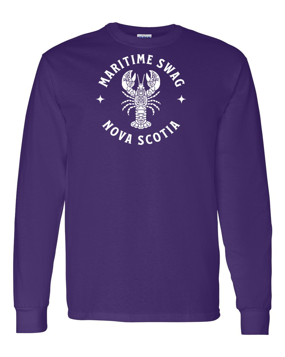 Maritime Swag NS Mandala white Lobster Long Sleeve Tee - Unisex