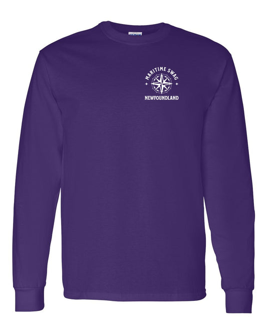 Maritime Swag Newfoundland Compass Left Chest Long Sleeve