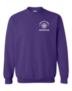 Maritime Swag NFLD Compass Left Chest Crewneck Sweatshirt - Unisex