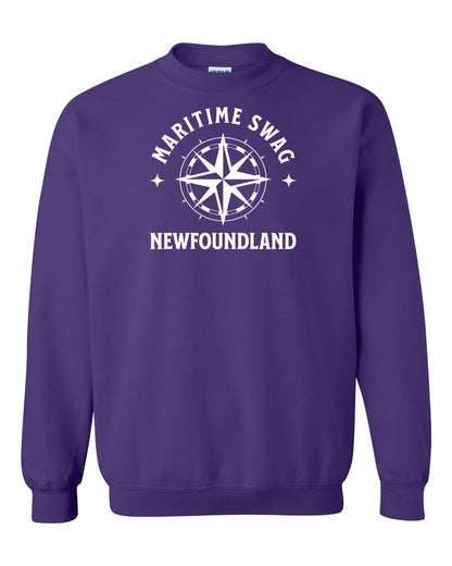 Maritime Swag Newfoundland Compass Full Crewneck Sweatshirt