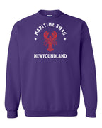 Maritime Swag NFLD Mandala Red Lobster Crewneck Sweatshirt - Unisex