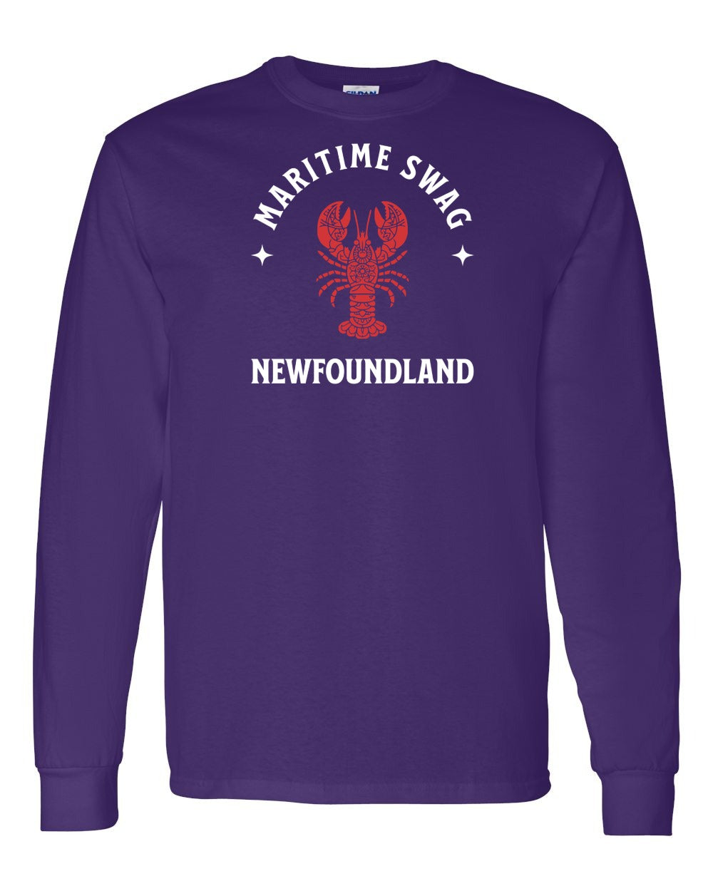 Maritime Swag NFLD Mandala Red Lobster Long Sleeve - Unisex