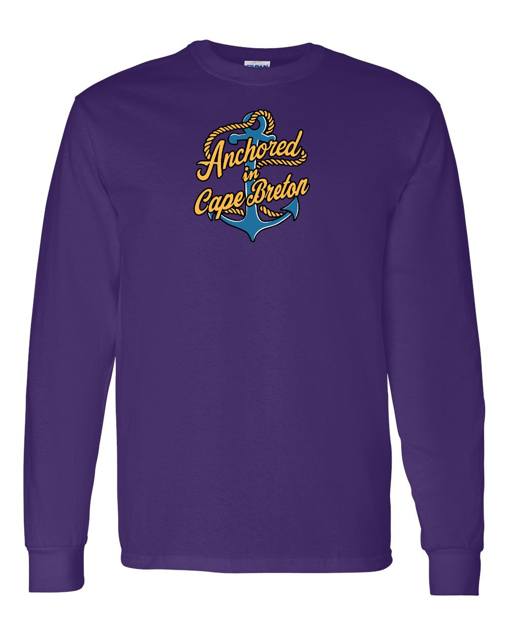 Anchored in Cape Breton (New Design) Full Long Sleeve Tee