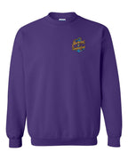 Anchored in NFLD (New Design) Left Chest and Back Crewneck Sweatshirt - Unisex