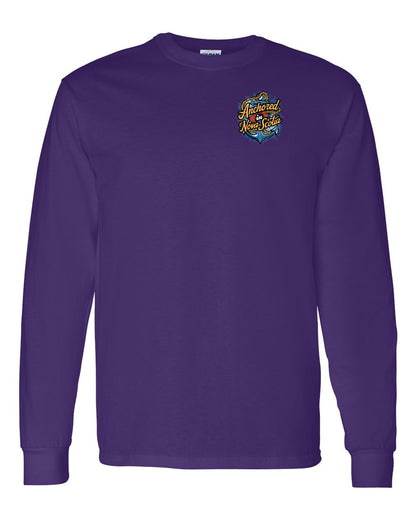 Anchored In Nova Scotia (Old Design) Left Chest Long Sleeve Tee