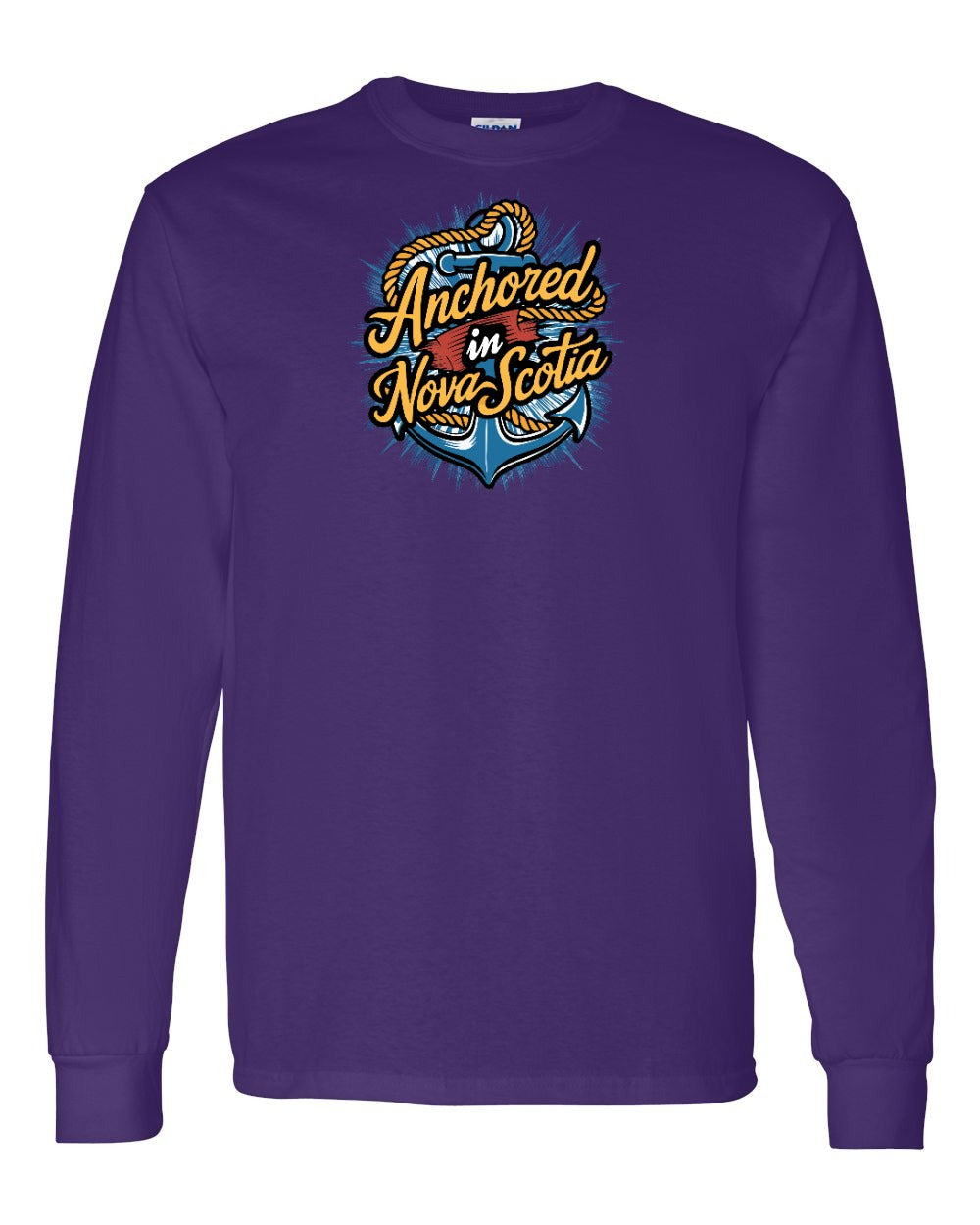 Anchored In Nova Scotia (Old Design) Full Long Sleeve Tee