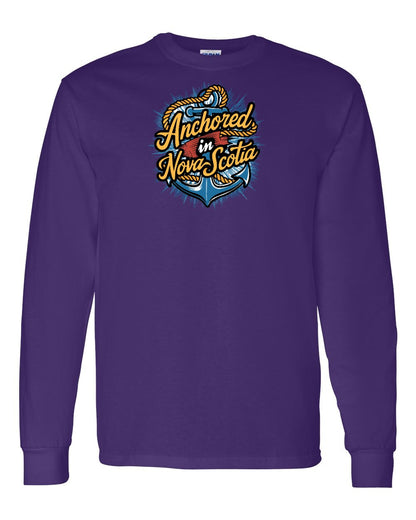 Anchored In Nova Scotia (Old Design) Full Long Sleeve Tee