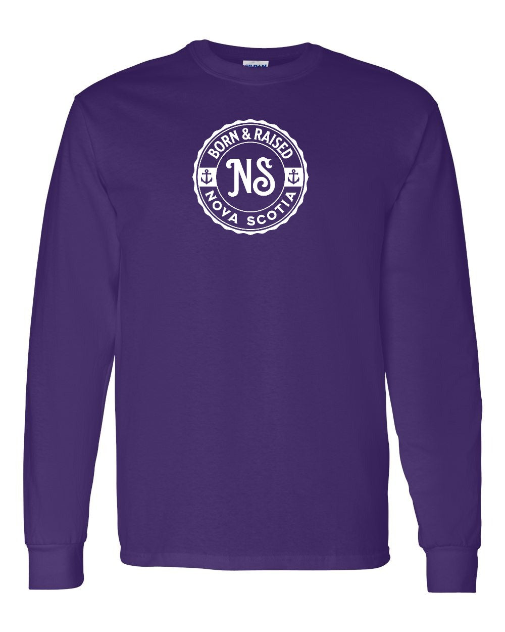 Born & Raised Nova Scotia Full Long Sleeve Tee
