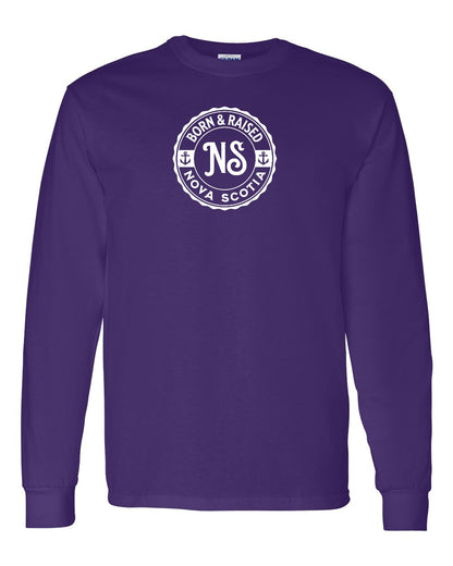 Born & Raised Nova Scotia Full Long Sleeve Tee