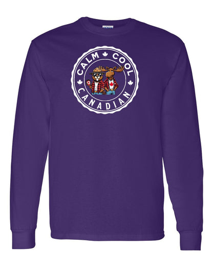 Calm Cool Moose and Beaver Full Long Sleeve