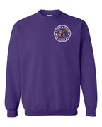 Calm Cool Moose and Beaver Left Chest Crewneck Sweatshirt - Gildan Canada (sewn Internationally) - Unisex