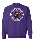 CDN as Chuck Male Beaver Crewneck Sweatshirt - Gildan Canada (sewn Internationally) - Unisex