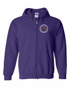 Canadiano just Coffee EH! Rosie Sunglasses Left Chest Zip Hoodie - Gildan Canada (sewn Internationally) - Unisex