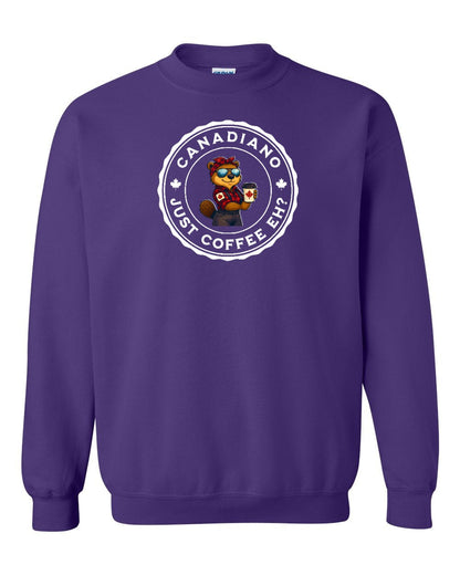 Canadiano just Coffee EH! Rosie Sunglasses Full Crewneck