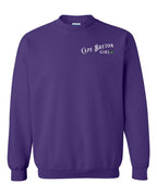 CB Girl Tartan Left Chest and Back Crewneck Sweatshirt - Unisex