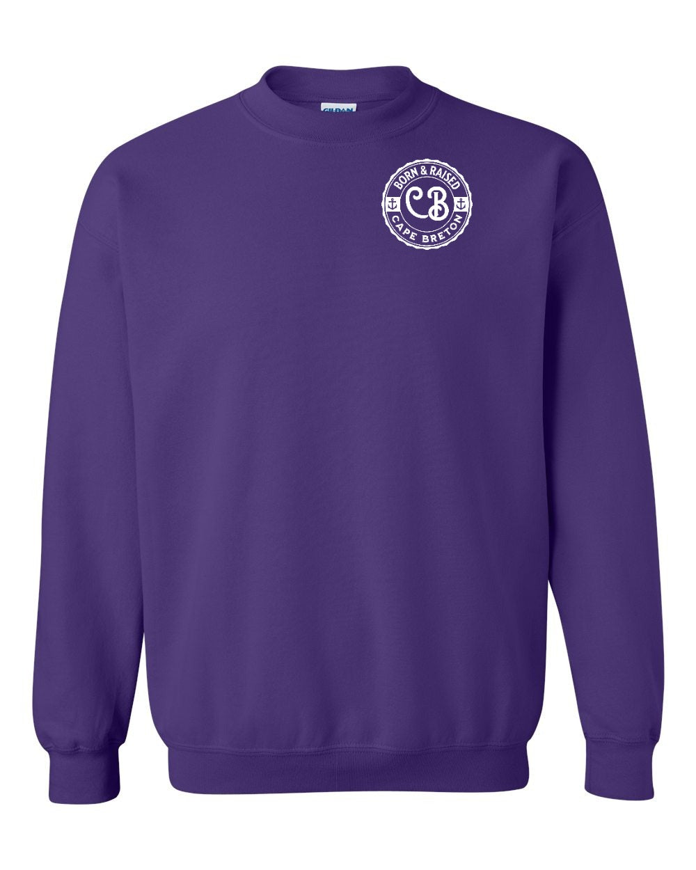 Born & Raised CB Left Chest Crewneck Sweatshirt - Unisex