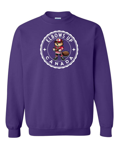 Elbows up Beaver Full Crewneck