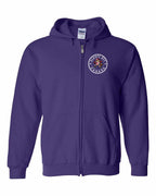 Gloves Off Beaver Left Chest and Back Zip Hoodie - Gildan Canada (sewn Internationally) - Unisex