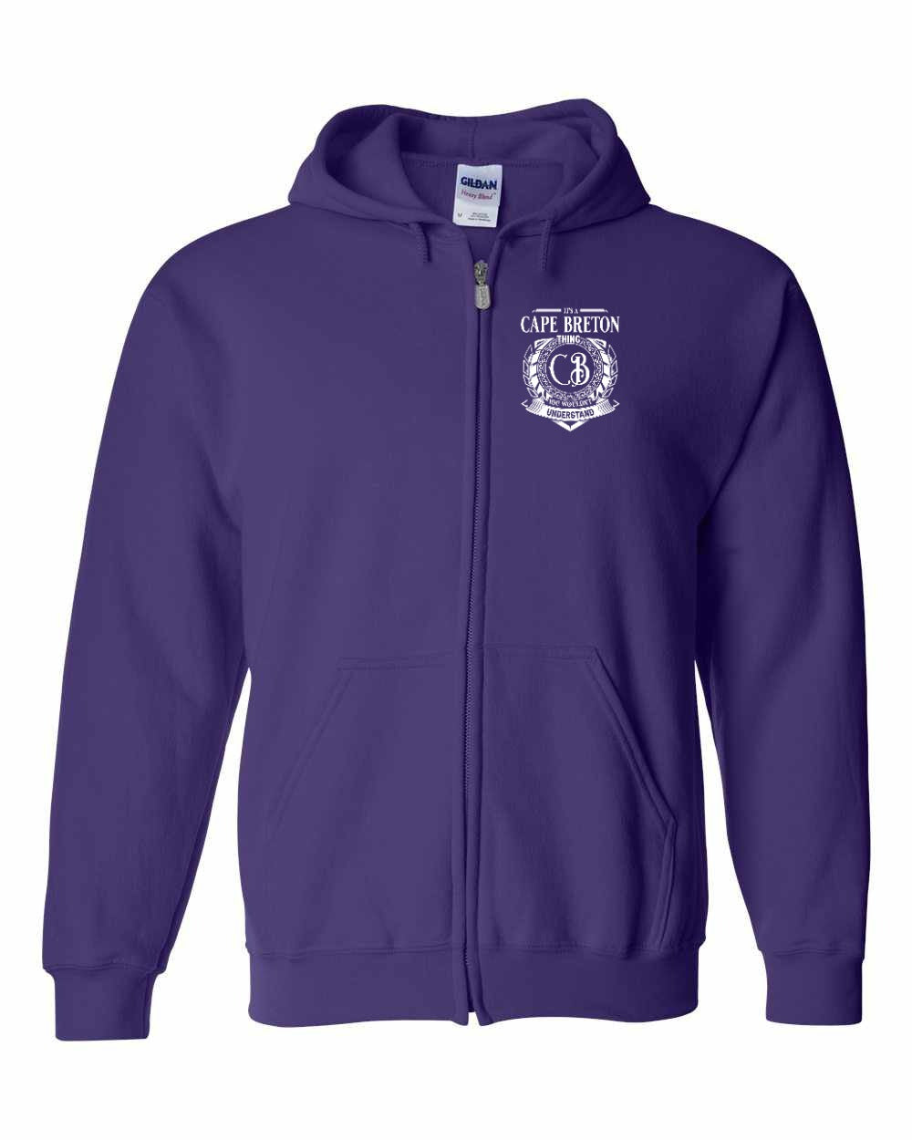 It's  A CB Thing Left Chest and Back Zip Hoodie - Unisex