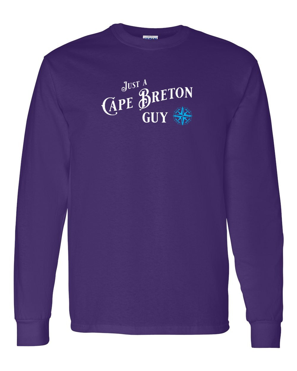 Just a Cape Breton Guy blue Full Long Sleeve Tee