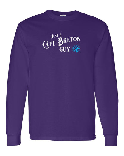 Just a Cape Breton Guy blue Full Long Sleeve Tee