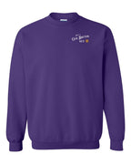 Just a CB Guy Yellow Compass Left Chest Crewneck Sweatshirt - Unisex