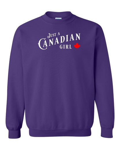 Just a canadian Girl Full Crewneck