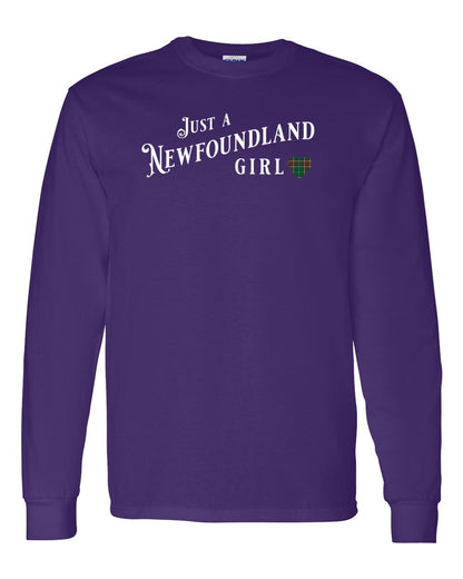 Just a Newfoundland Girl Tartan Full Long Sleeve