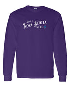 Just a NS Girl Tartan Long Sleeve Tee - Unisex