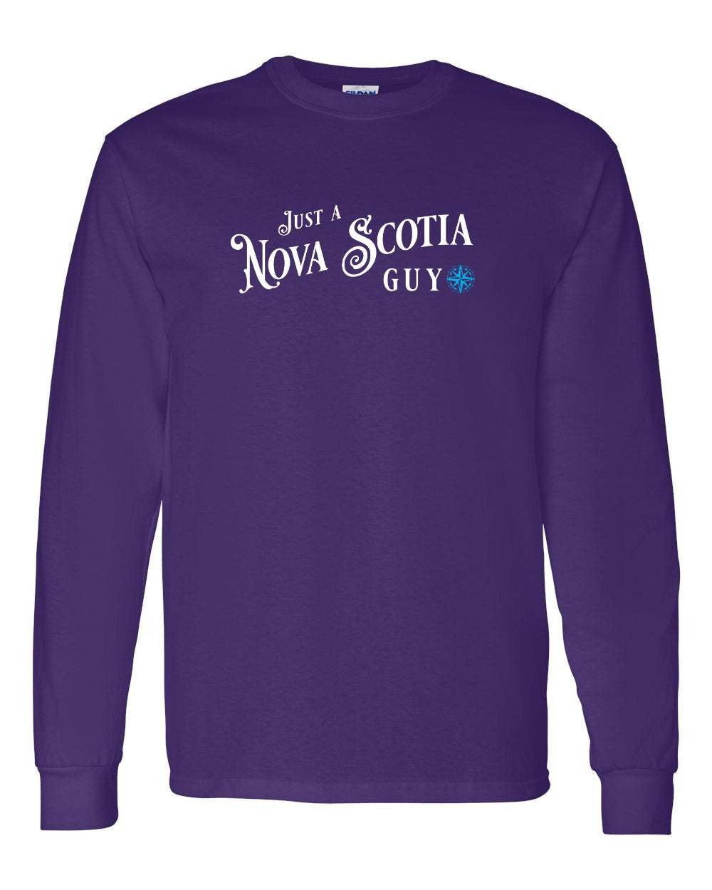 Just a Nova Scotia Guy blue Full Long Sleeve Tee
