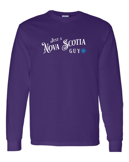 Just a Nova Scotia Guy blue Full Long Sleeve Tee
