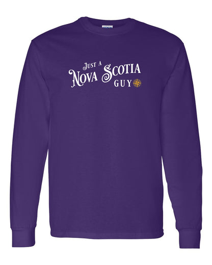Just a Nova Scotia Guy yellow Full Long Sleeve Tee