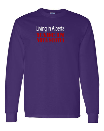 Living Alberta Made in Nova Scotia Full Long Sleeve Tee