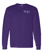 Living the NS Life blue Left Chest Long Sleeve Tee - Unisex