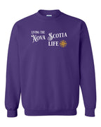 Living the NS Life yellow Crewneck Sweatshirt - Unisex