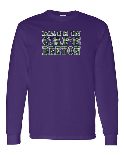 Made In Cape Breton Tartan Full Long Sleeve Tee