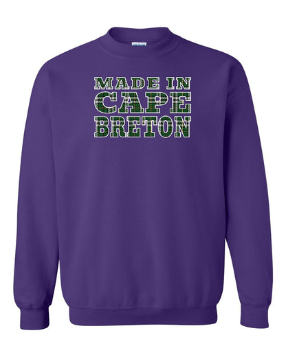 Made In Cape Breton Tartan Full Crewneck Sweatshirt