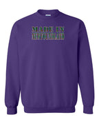 Made In NFLD ( Tartan Lettering) Crewneck Sweatshirt - Unisex